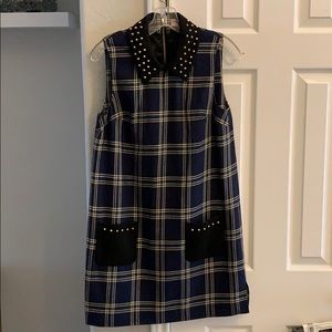 Juicy Couture navy studded shift dress